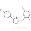 Thiophen, 2- (4-Fluorphenyl) -5 - [(5-iod-2-methylphenyl) methyl] - CAS 898566-17-1